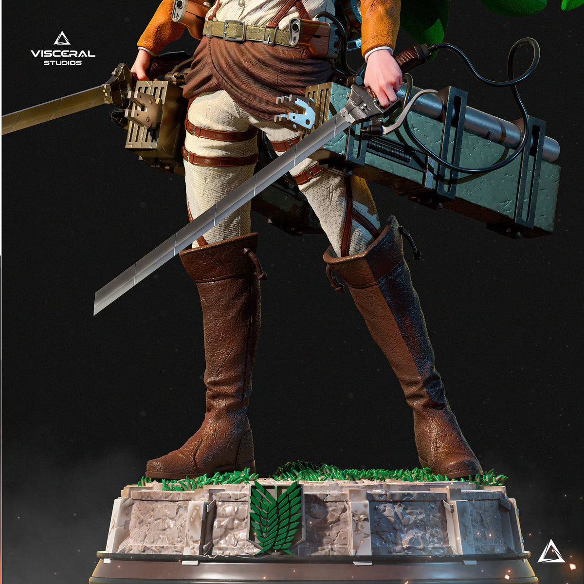 Levi Ackerman STL, Levi 3D Print, 1/6 Scale Statue by Visceral Studios – gallery view 7