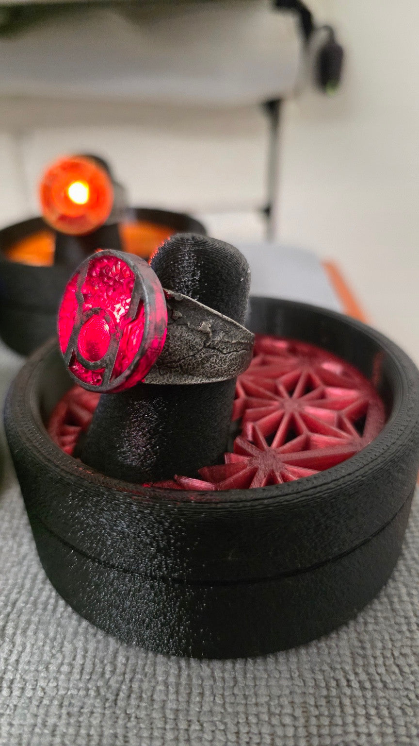 Red Lantern physical ring, product photo 1