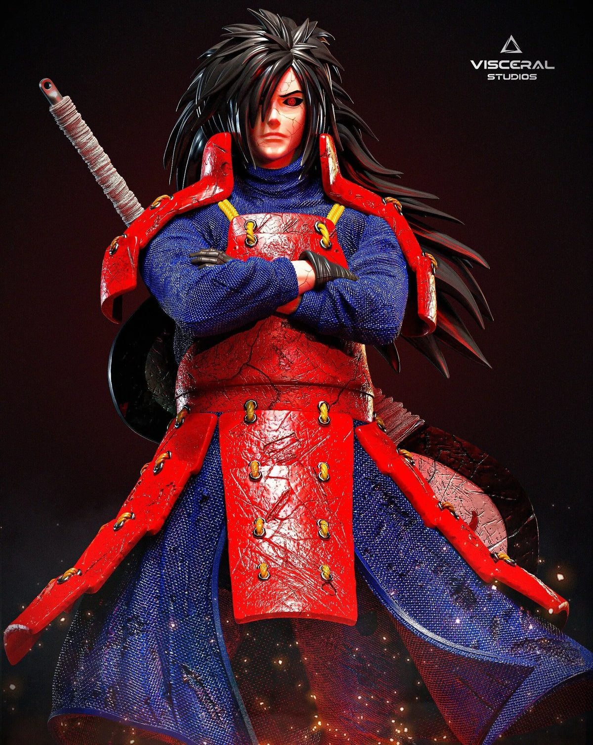 Madara Uchiha STL, Madara 3D Print, 1/6 Scale Statue by Visceral Studios – gallery view 7