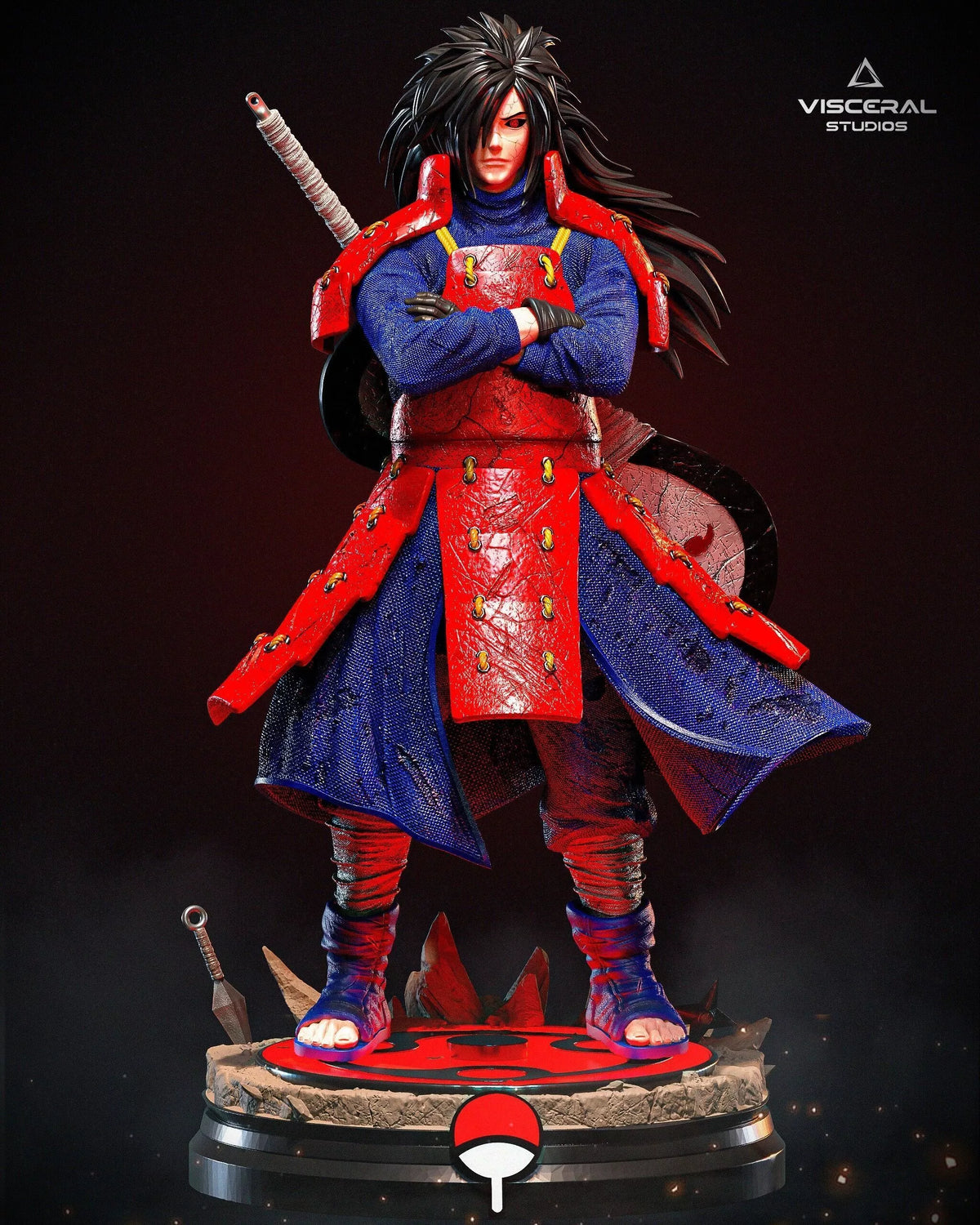 Madara Uchiha STL, Madara 3D Print, 1/6 Scale Statue by Visceral Studios – gallery view 8