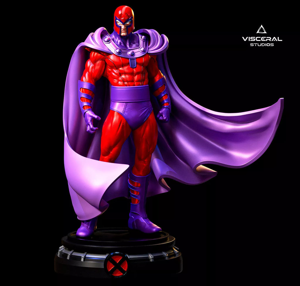 Magneto Full Character and Bust STL 3D Print Model Marvel XMen by Visceral Studios – gallery view 7