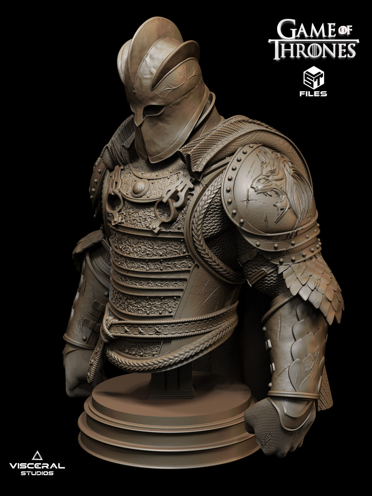 PACK THE MOUNTAIN GAME OF THRONES FULL MODEL AND BUST GOT by Visceral Studios – gallery view 6