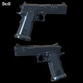 The Punisher Spider-man Brand New Day Gun Cosplay Pistol 3D Printable Model #PG9