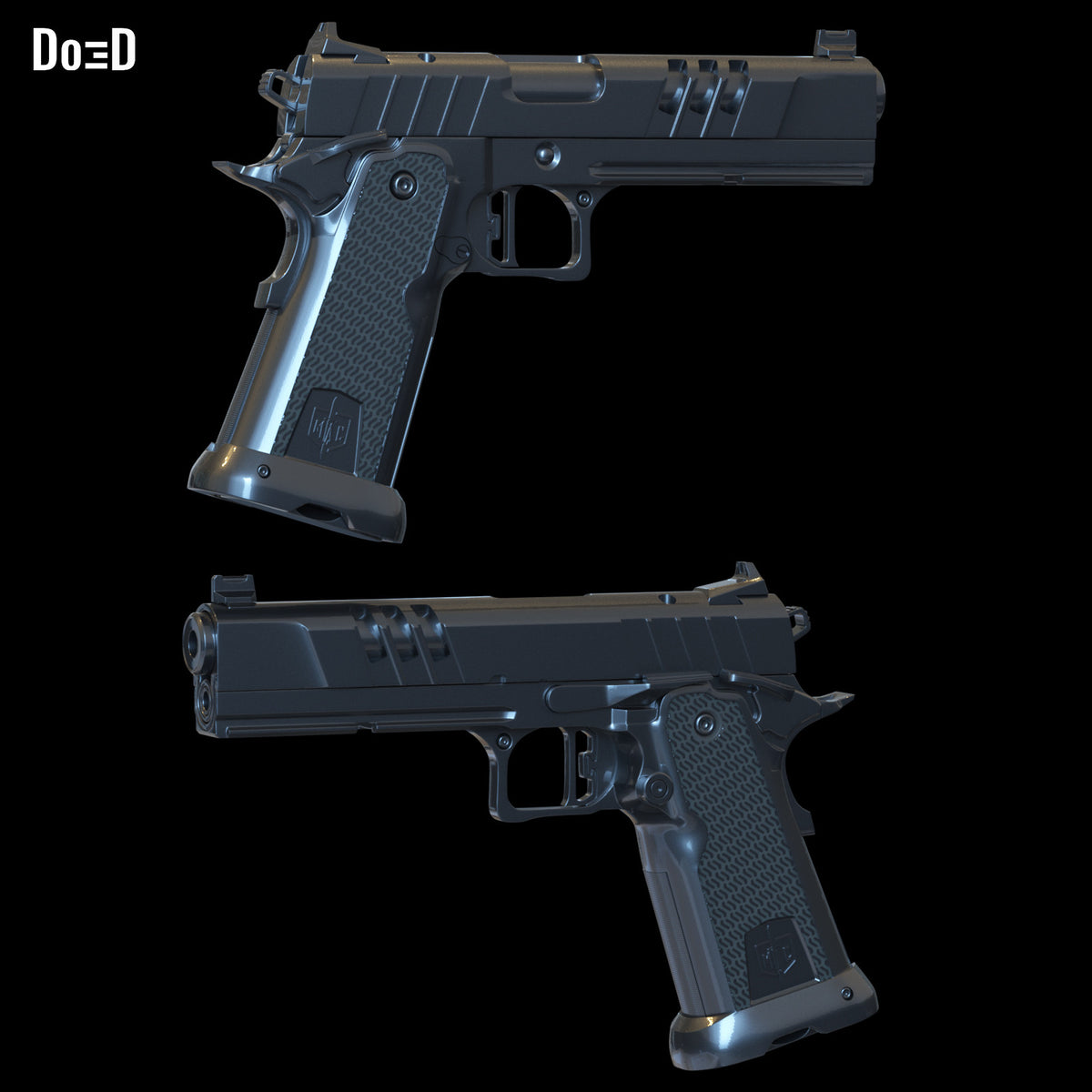 The Punisher Spider-man Brand New Day Gun Cosplay Pistol 3D Printable Model #PG9