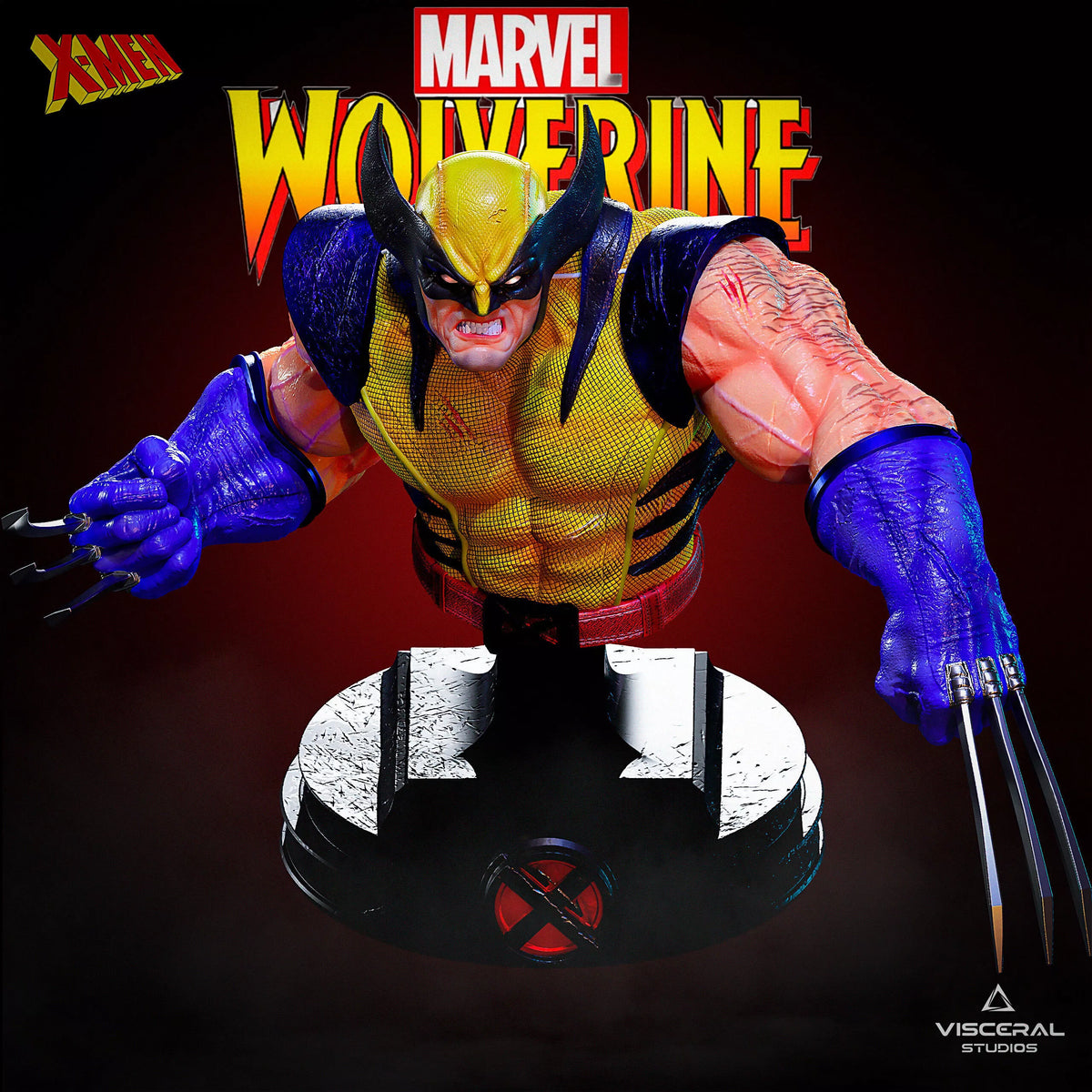 Wolverine Full Pack Character and Bust STL Marvel XMen by Visceral Studios – gallery view 3
