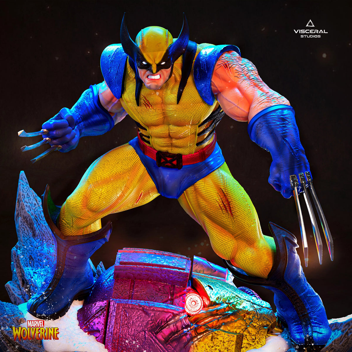 Wolverine Full Pack Character and Bust STL Marvel XMen by Visceral Studios – gallery view 8